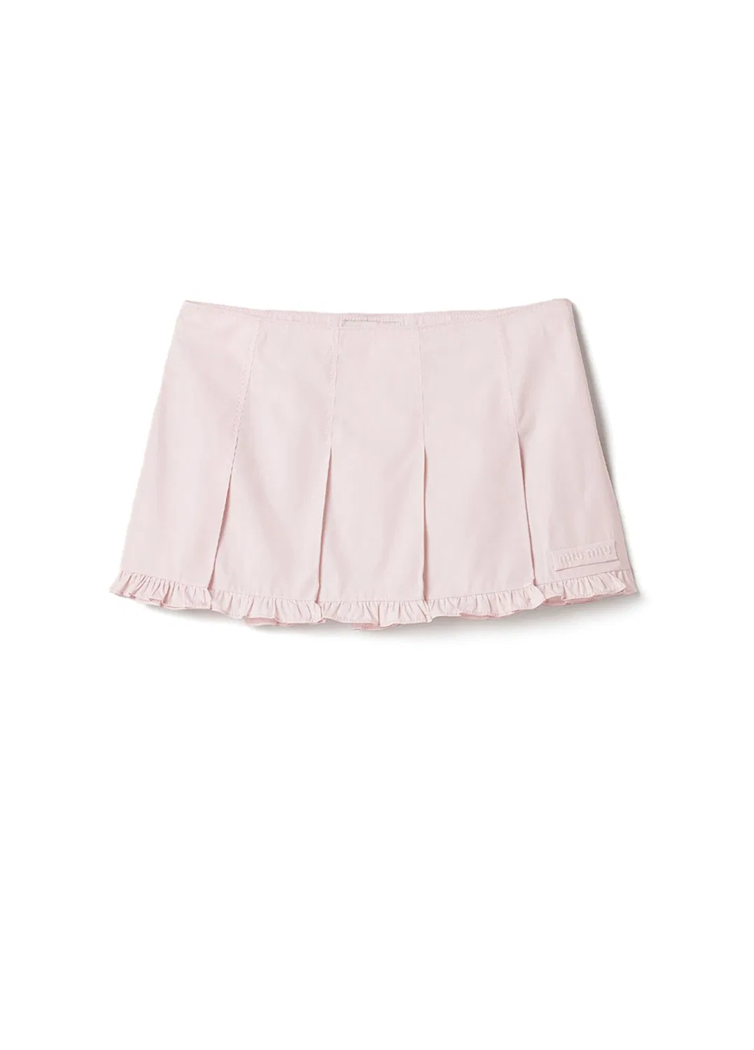 Юбка мини плиссированная Miu Miu, pink
