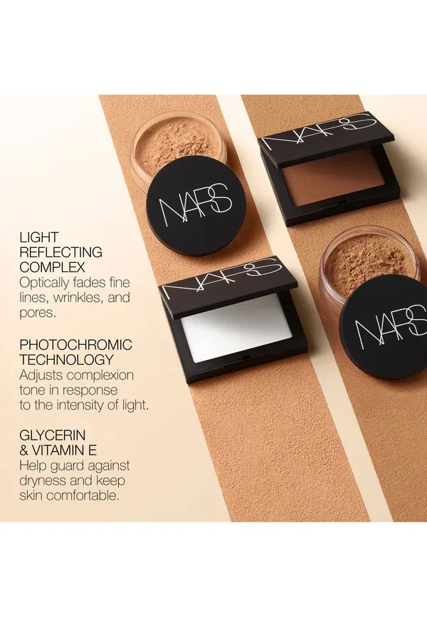 Пудра рассыпчатая фиксирующая Light Reflecting Nars, Shore 11 г, цвет shore — фото 3
