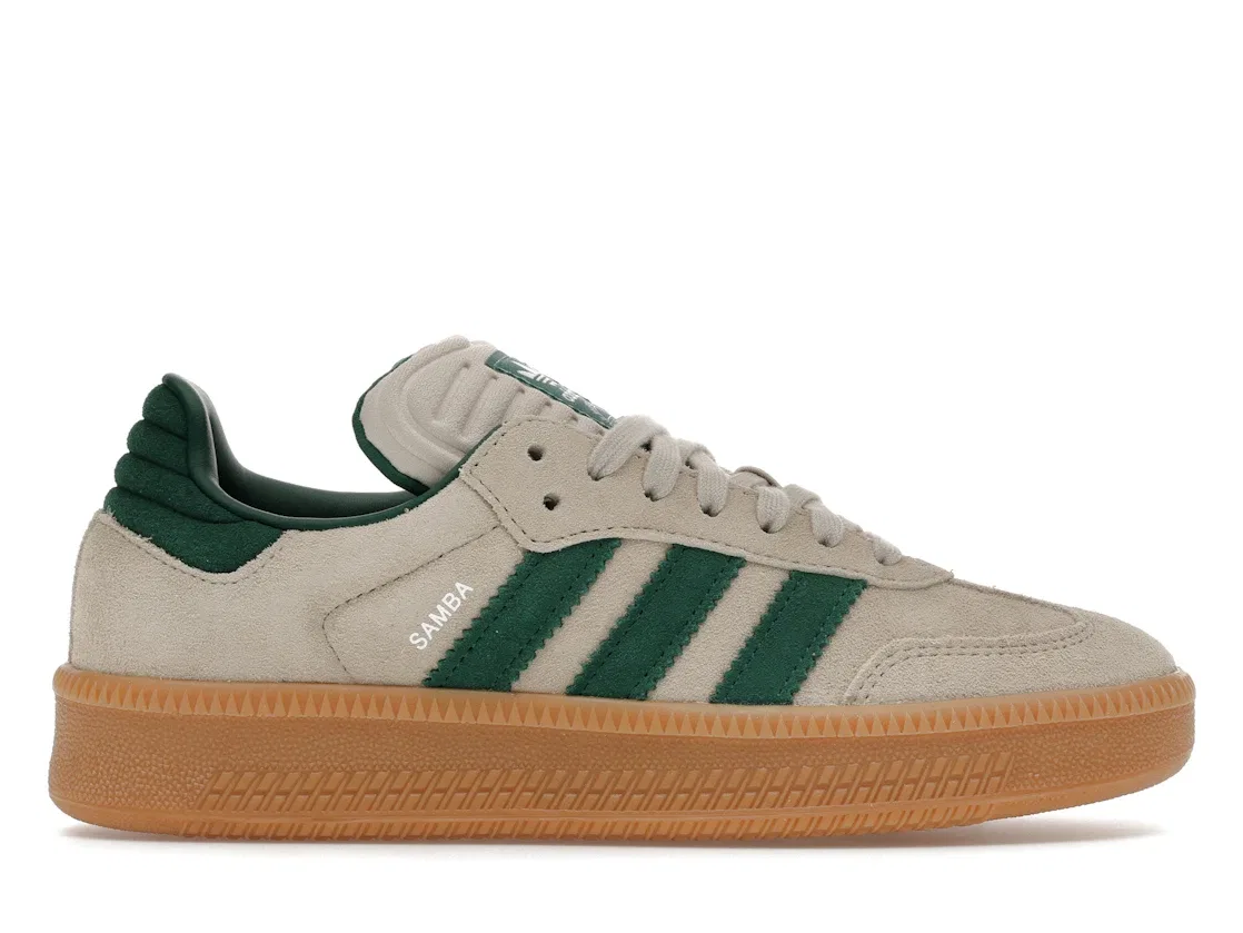 Детские кроссовки Lifestyle Adidas Samba XLG, Putty Grey/Collegiate Green/ Gum
