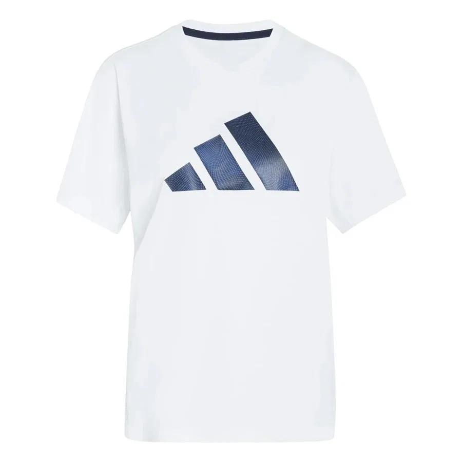 Футболка спортивная с коротким рукавом adidas Run Ess Bl T W, Белый