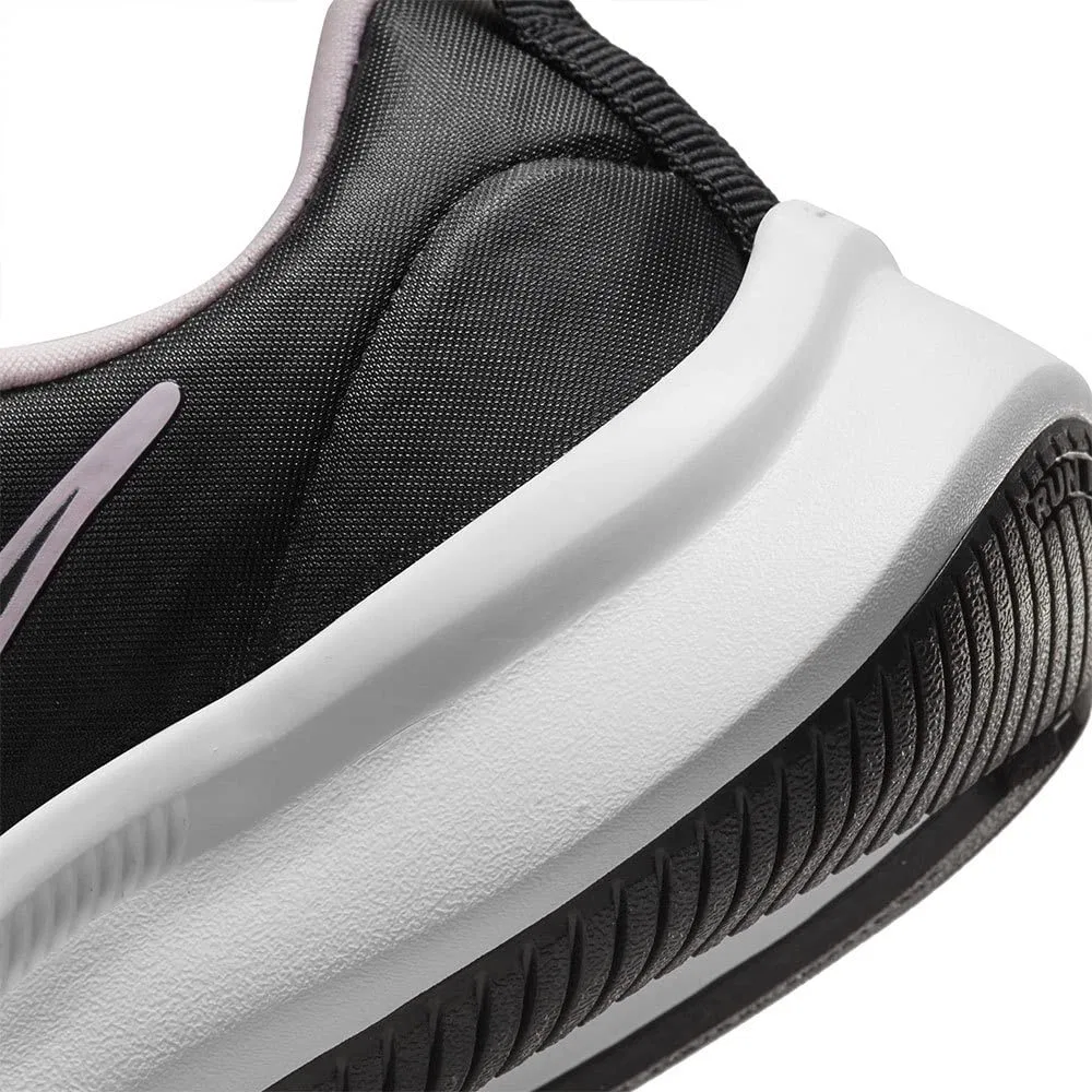 Детские кроссовки для мальчиков с принтом NIKE Star Runner 3 NIKE, Black Dk Smoke Grey — фото 2
