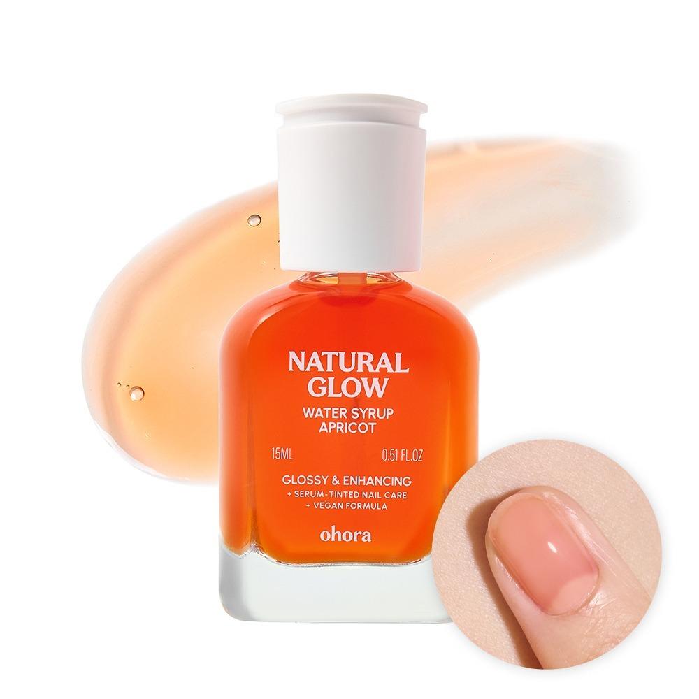 Укрепляющий гель-лак Ohora Natural Glow Glazed Line, Apricot, 15 мл