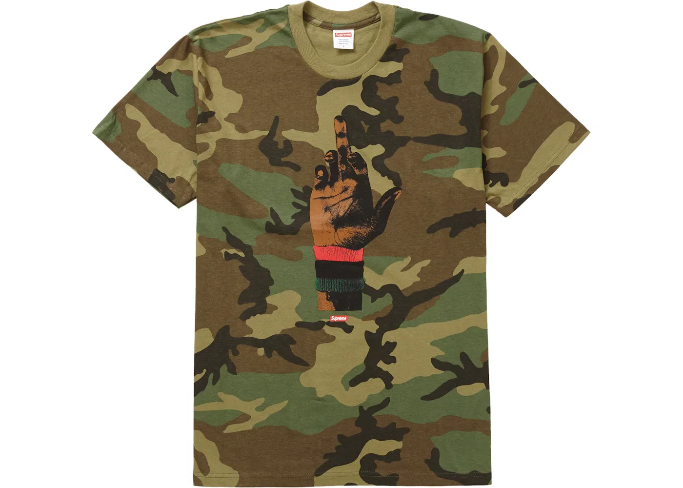 Мужская футболка с принтом dead prez RBG Supreme, цвет Woodland Camo