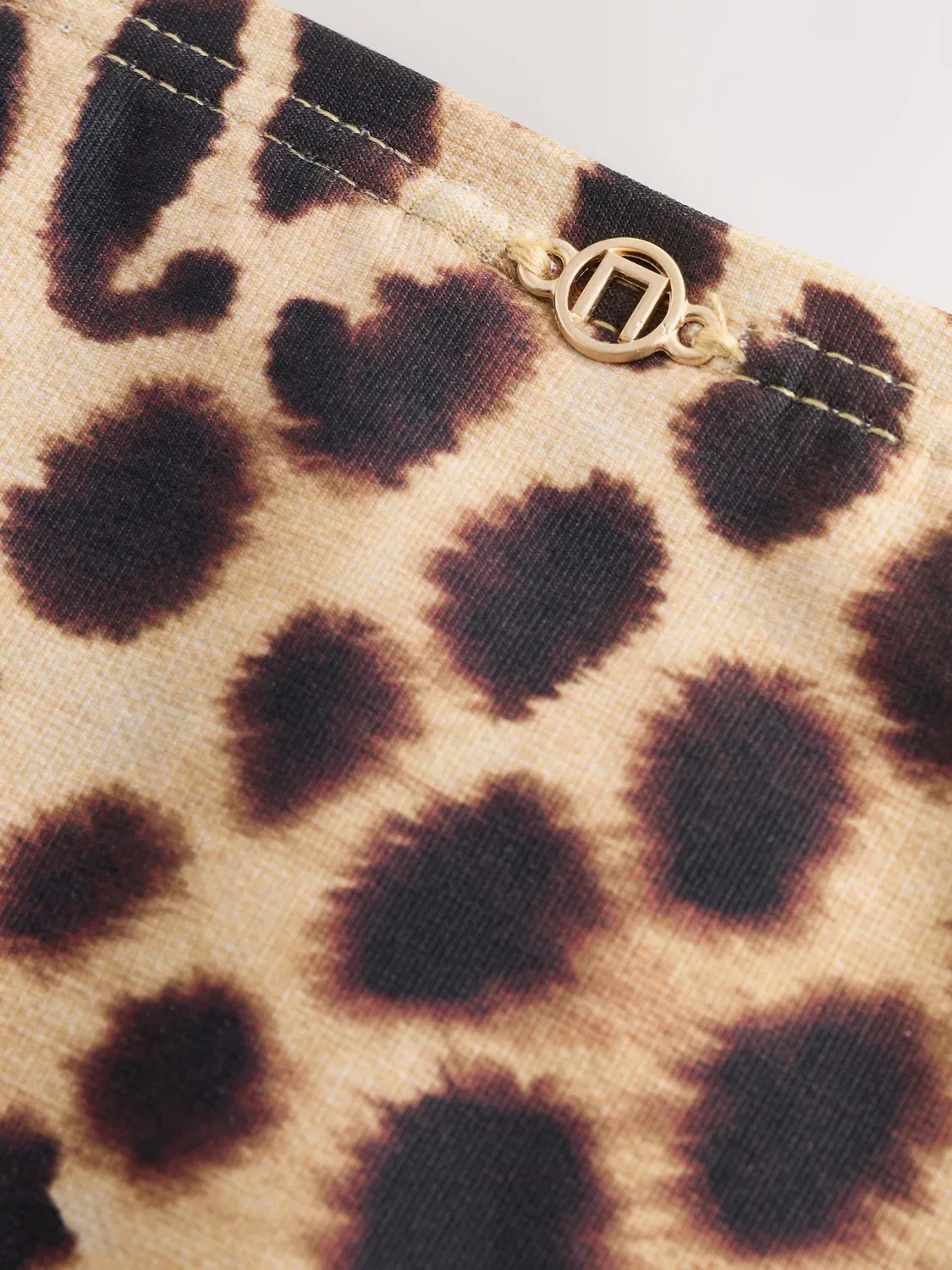 Бикини-трусы высокая талия, стома, Leopard Print Next, коричневый — фото 3