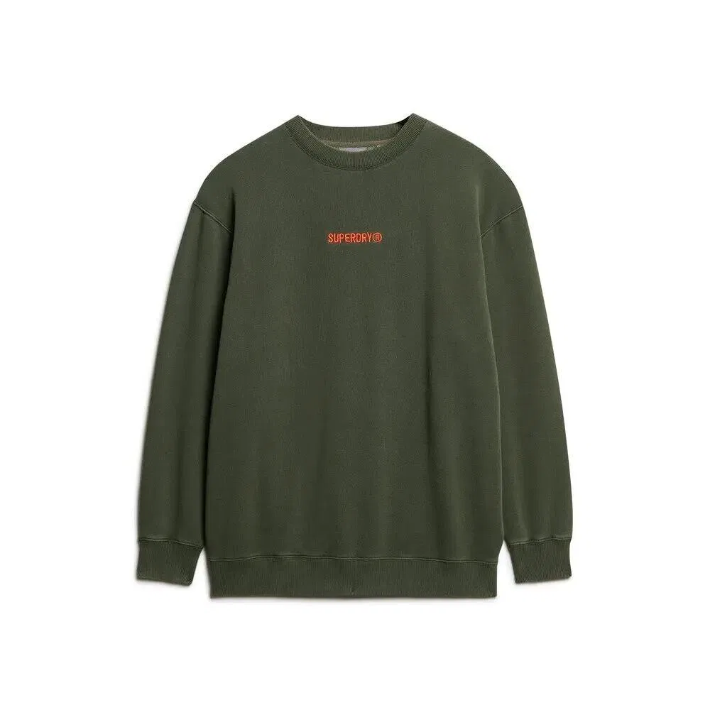 Мужской свободный свитшот Micro Logo Graphic Superdry, Green