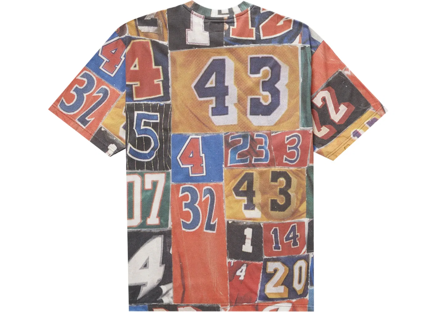 Мужская футболка с принтом Supreme Jersey Collage, Multicolor — фото 2