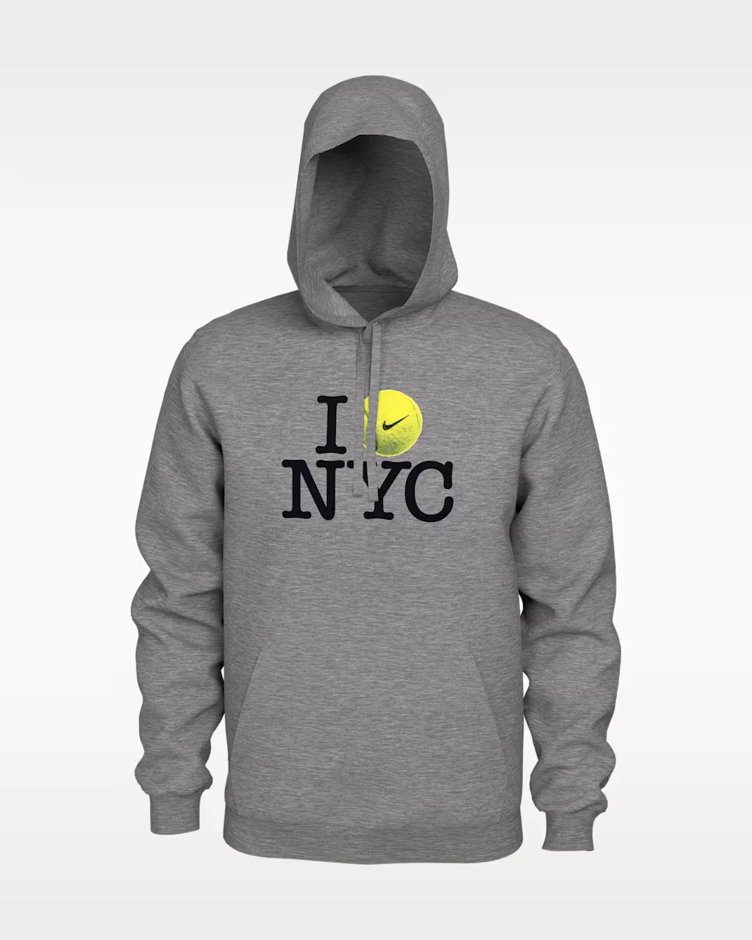 Теннисная толстовка NikeCourt, Dark Grey Heather