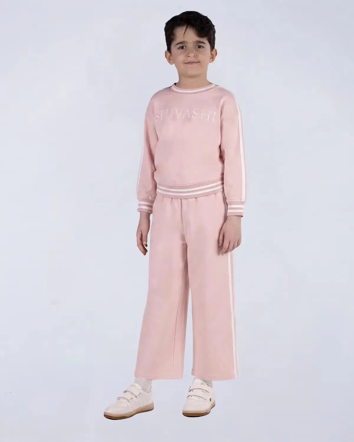 Свитшот оверсайз Cozy Sweat Shivashi Kids, розовый — фото 3