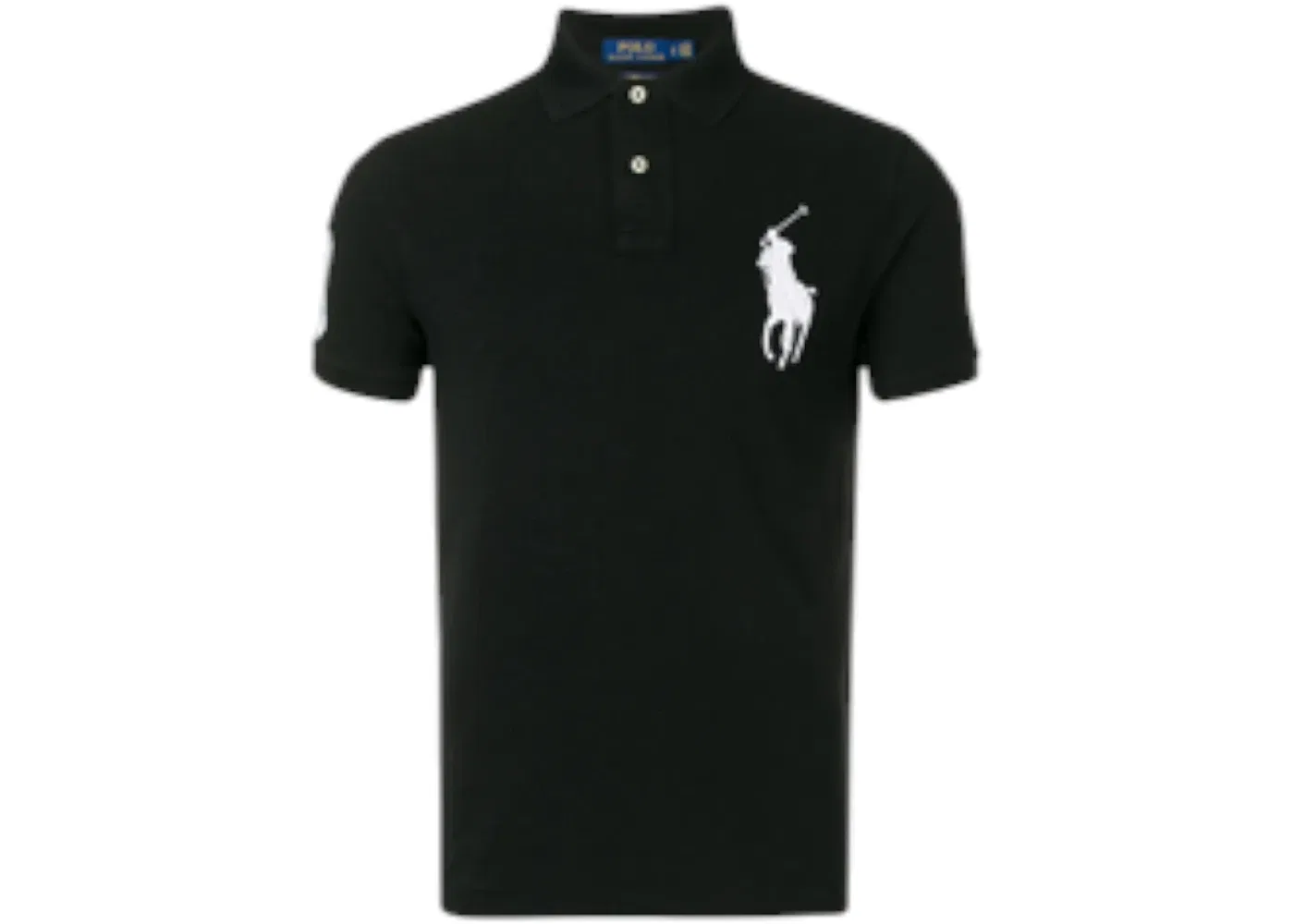 Мужская рубашка-поло с коротким рукавом с принтом Big Pony Polo Ralph Lauren, Black