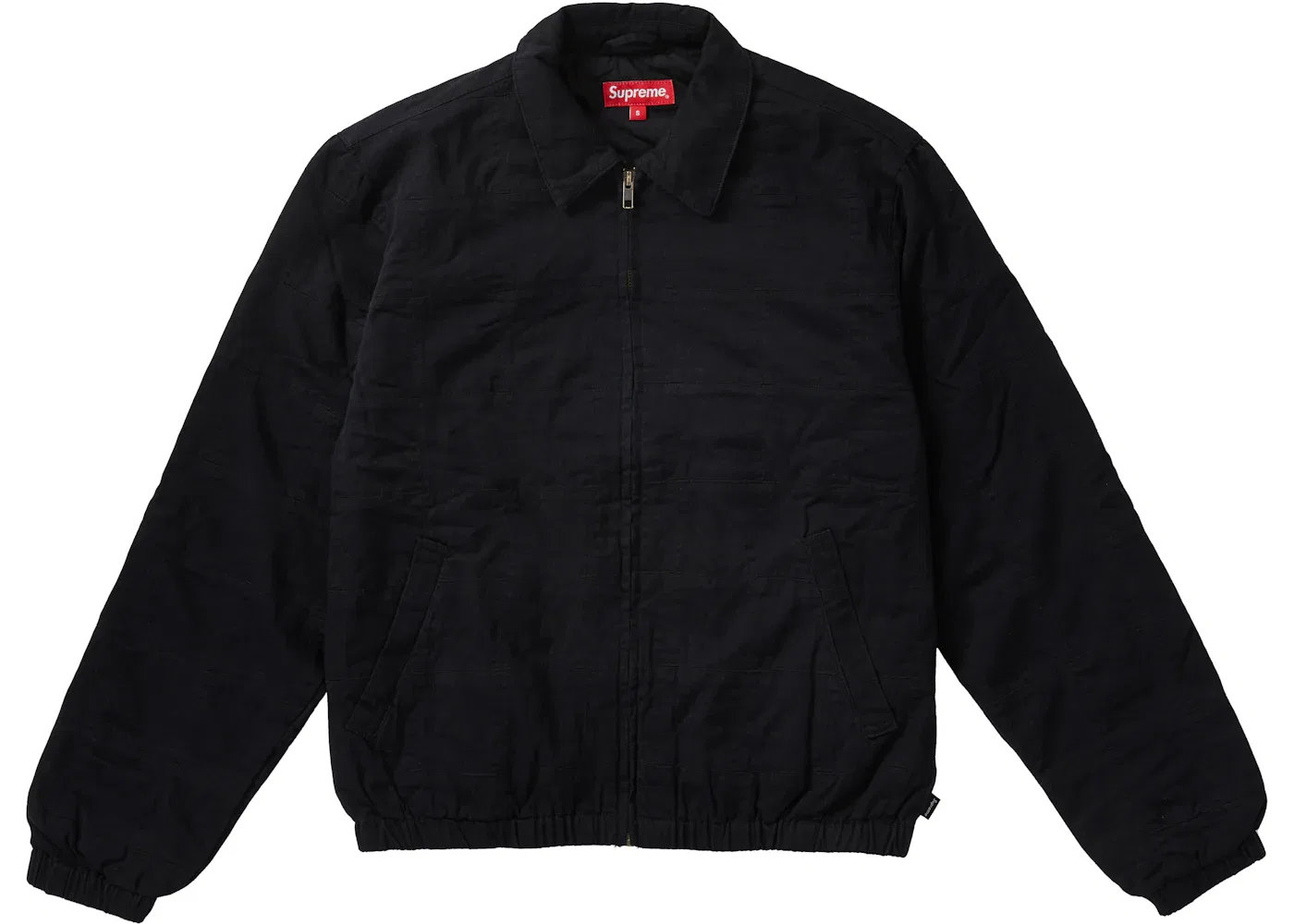 Мужская куртка-бомбер с патчворком Supreme Jacket, Black