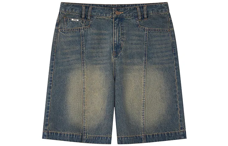 Детские джинсовые шорты свободного кроя с синим цветом, CleanFit Denim Shorts, Teenie Weenie Men, Blue — фото 3