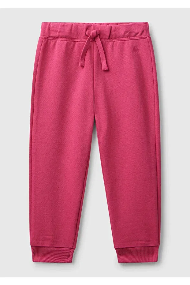 Детские спортивные штаны для девочек с принтом United Colors Of Benetton, Pink