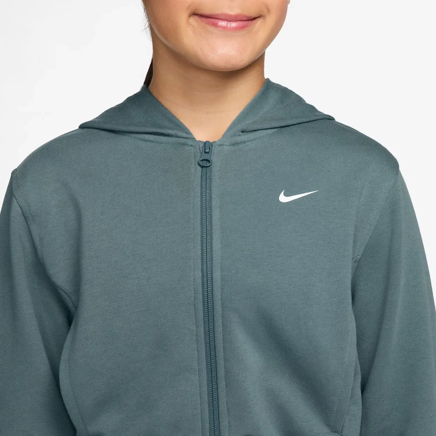 Детская худи Nike Pro Fleece, Цвет Verde — фото 3