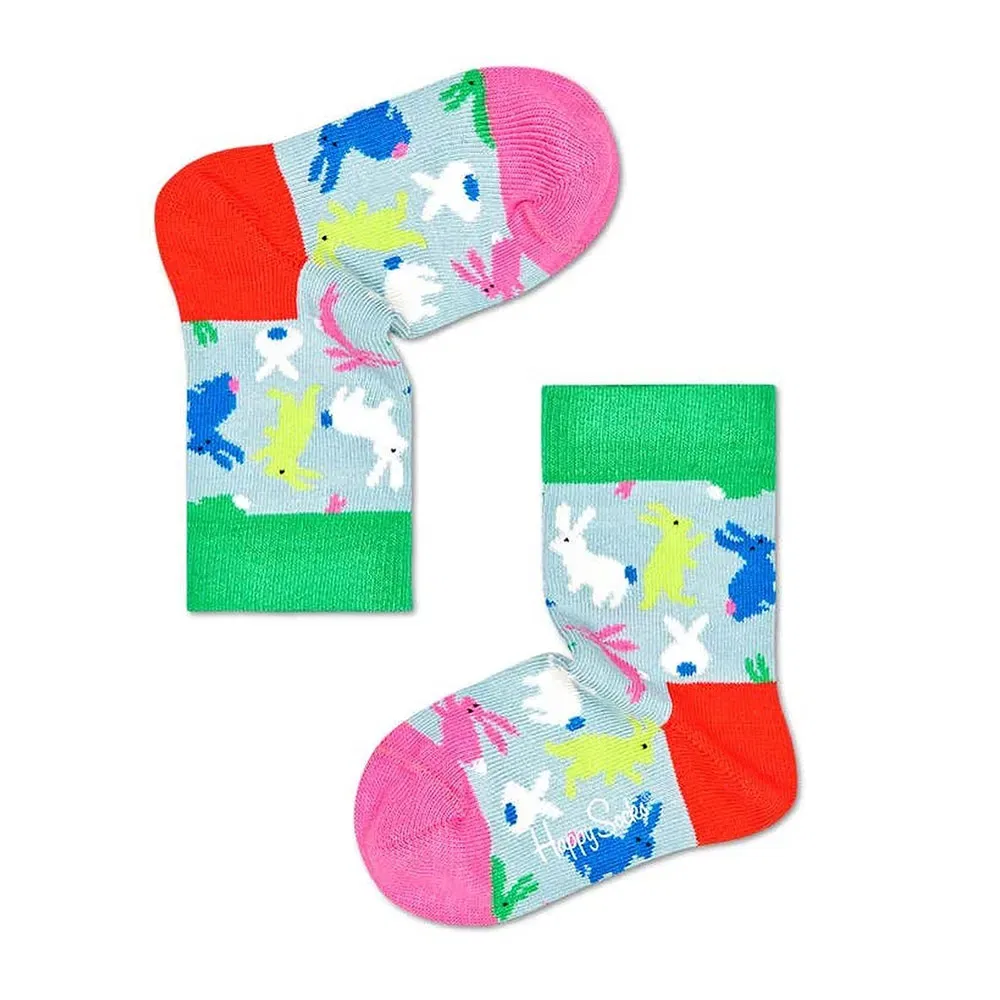 Носки Bunny Happy Socks, мультиколор