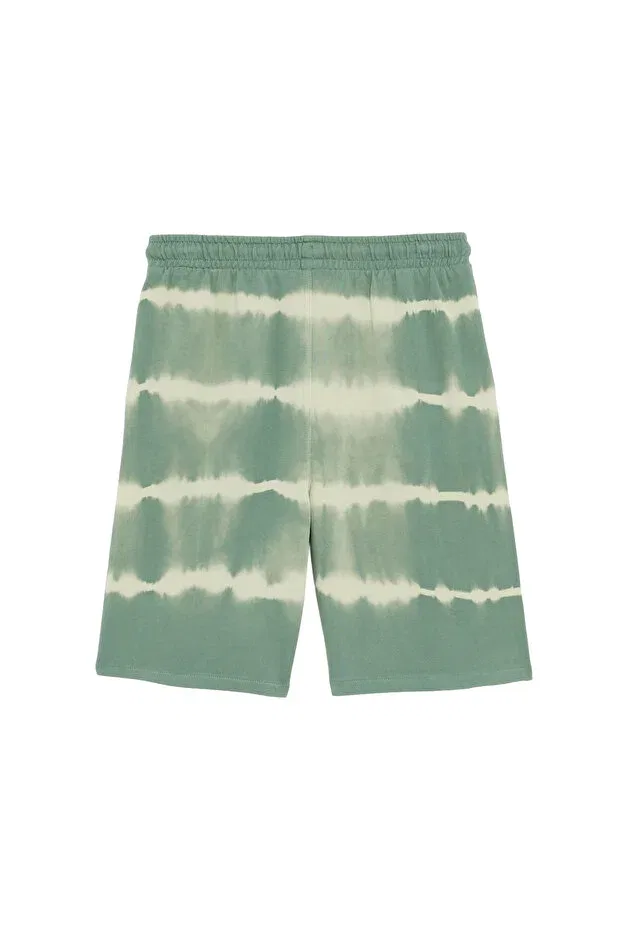 Детские шорты для мальчиков с принтом tie-dye Marks & Spencer, Blue — фото 4
