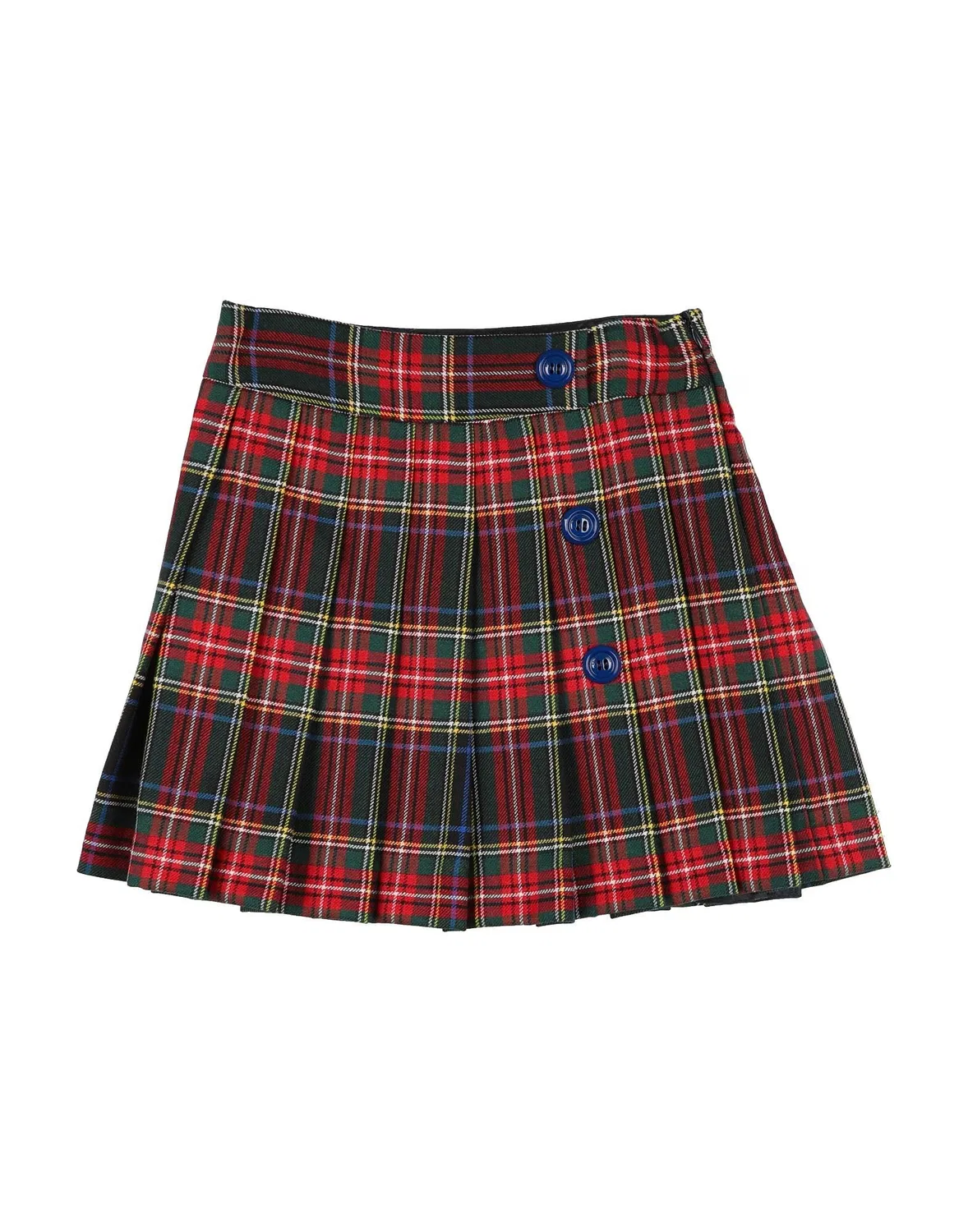 Детская юбка для девочек с принтом Flannel Dolce&Gabbana, зеленый