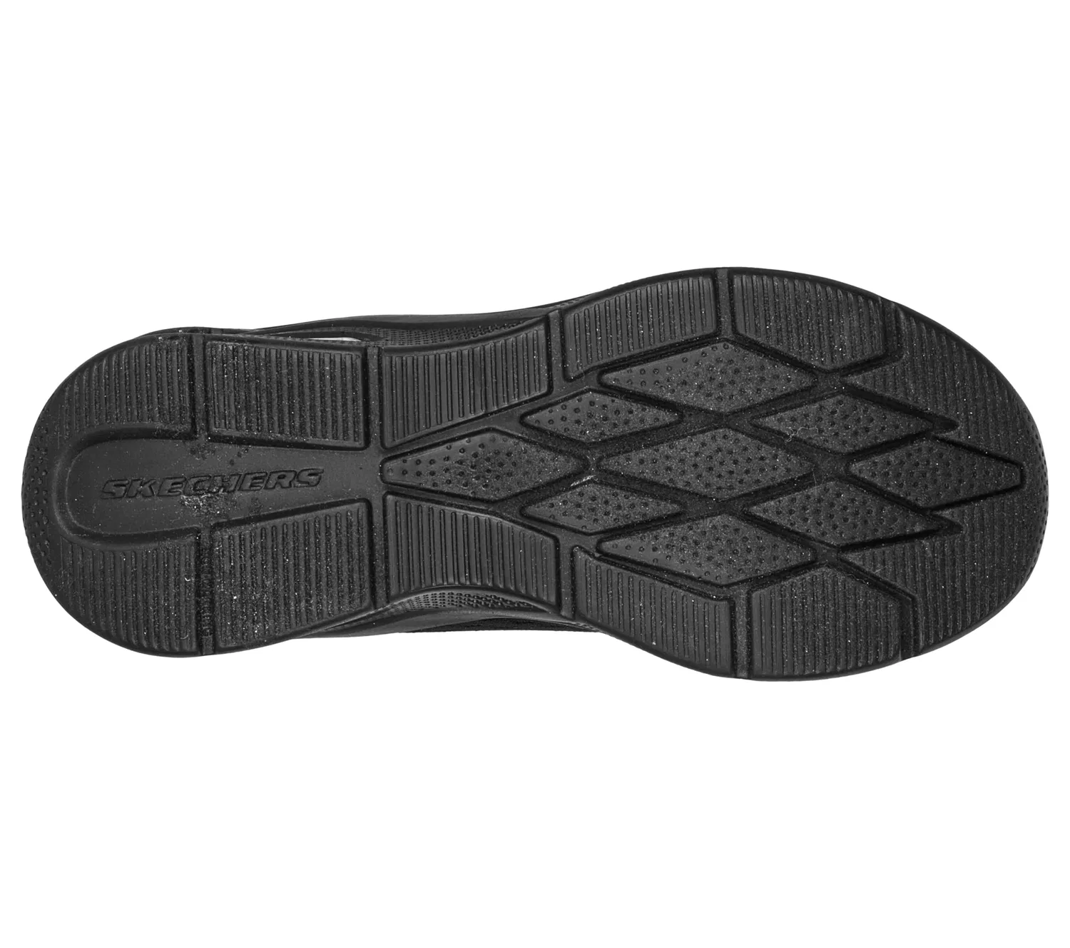Детские кроссовки для мальчиков с шнуровкой Microspec Max Torvix Skechers, Black Textile Trim — фото 2