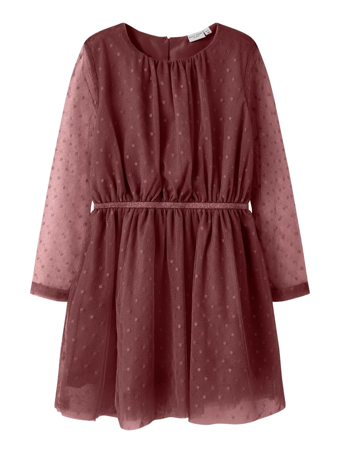 Платье с тюлем NKFVABOS LS DRESS Name It, дикий имбирь