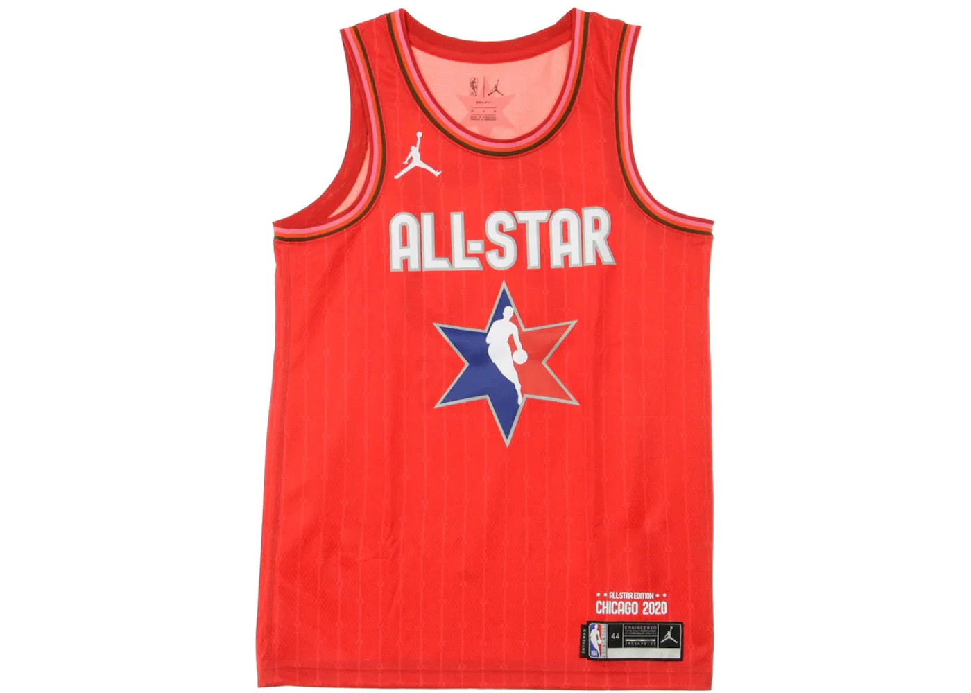 Мужская джерси с принтом LeBron James All-Star Edition Nike, University Red — фото 2