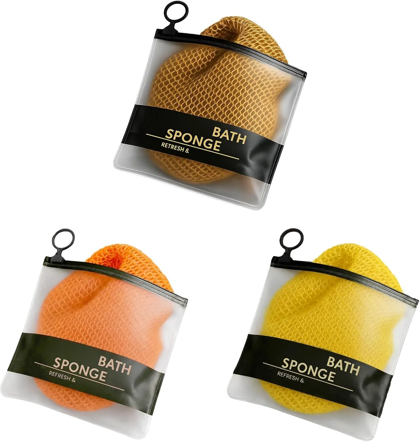 Африканская мочалка-сетка, 3 шт., Yellow Generisch
