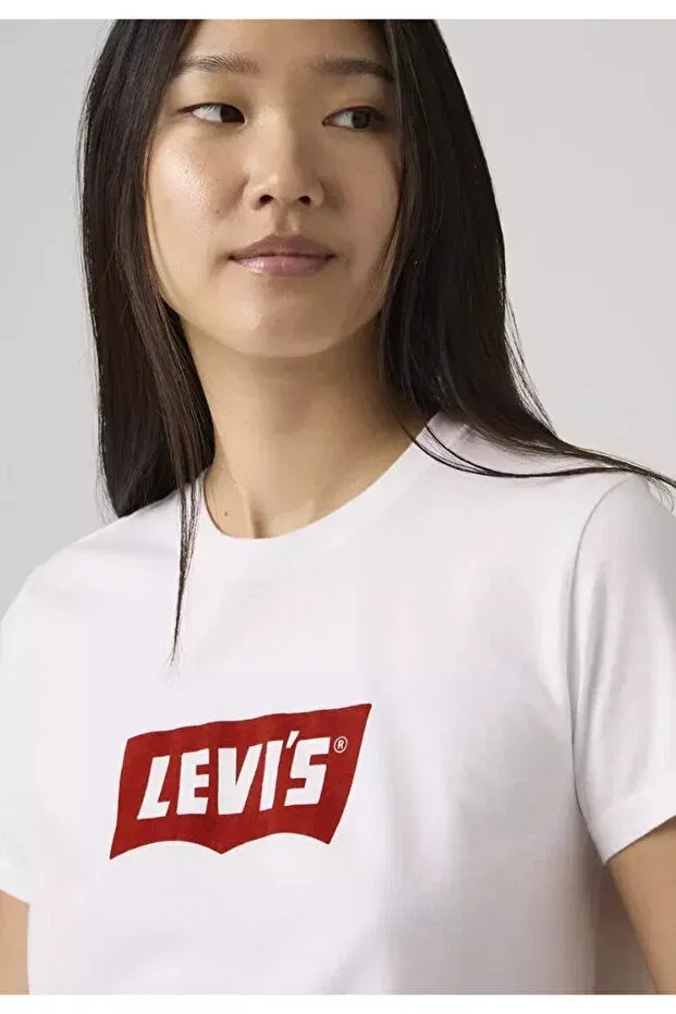 Женская футболка с принтом Women'S Graphic Favorite T-Shirt 005Gv-0024 Levi'S, White — фото 2