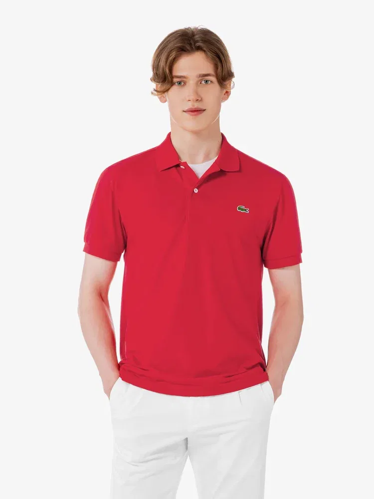 Футболка поло Regular Fit LACOSTE, Red — фото 4