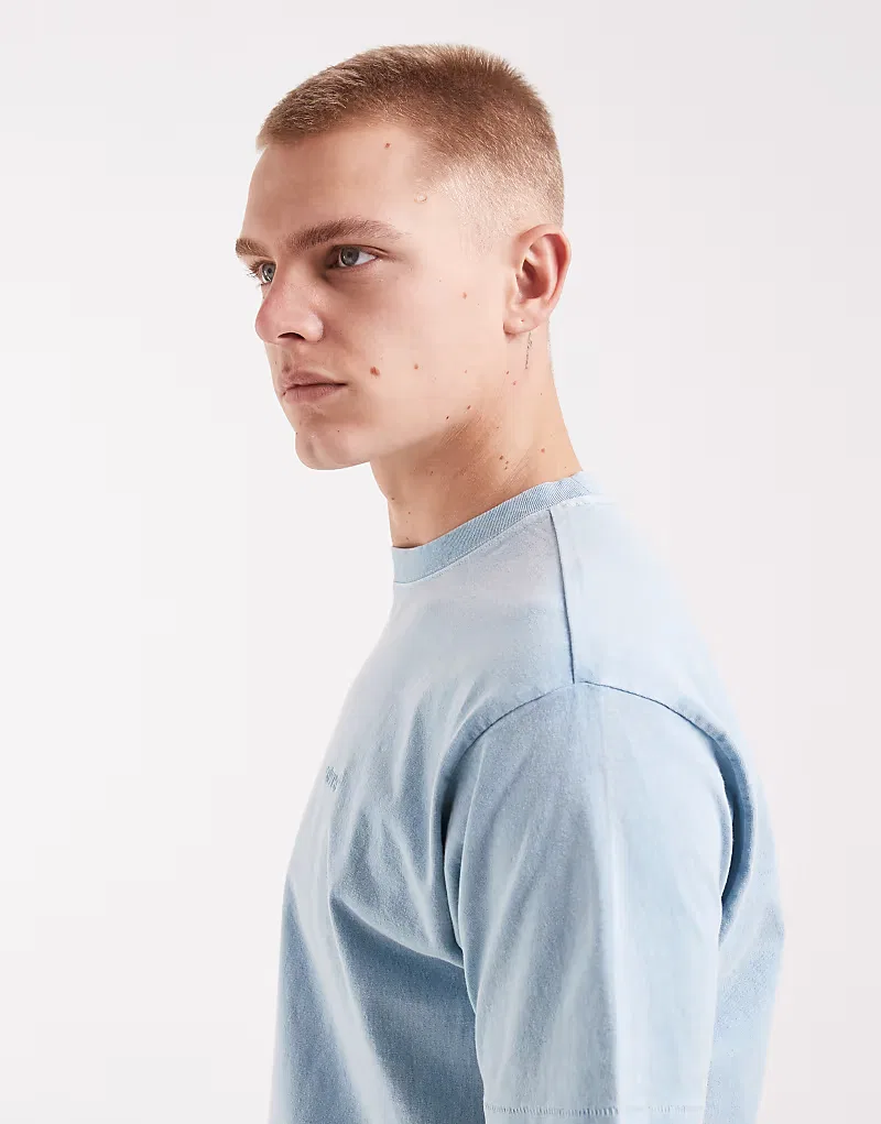 Футболка винтажная Red tab garment dye Levi's, выстиранный синий — фото 4