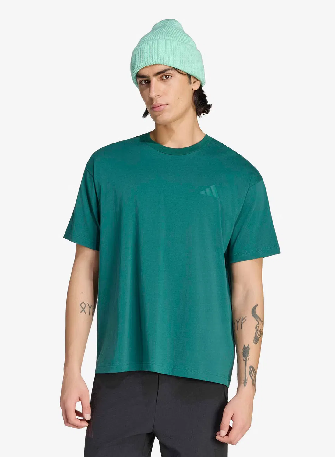 Футболка с принтом Terrex Wanderer Graphic Adidas, зеленый
