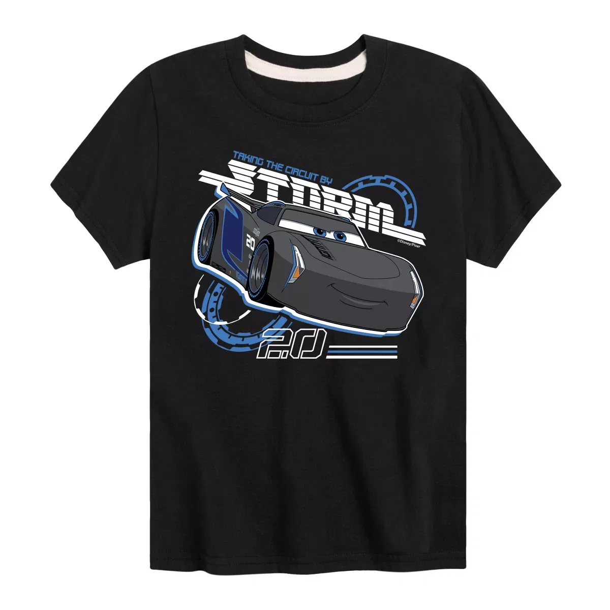 Детская футболка с принтом Cars Short Sleeve Graphic T-Shirt Cars, Black