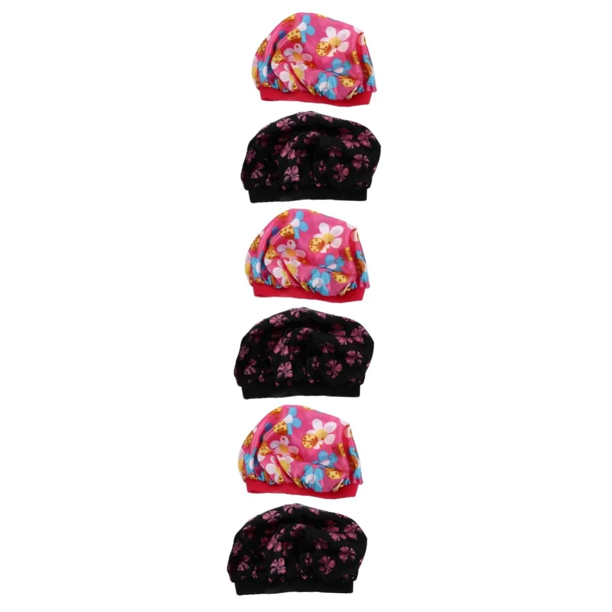 Шапочка для душа Satin, Amosfun, 6 шт, verschiedene Farben