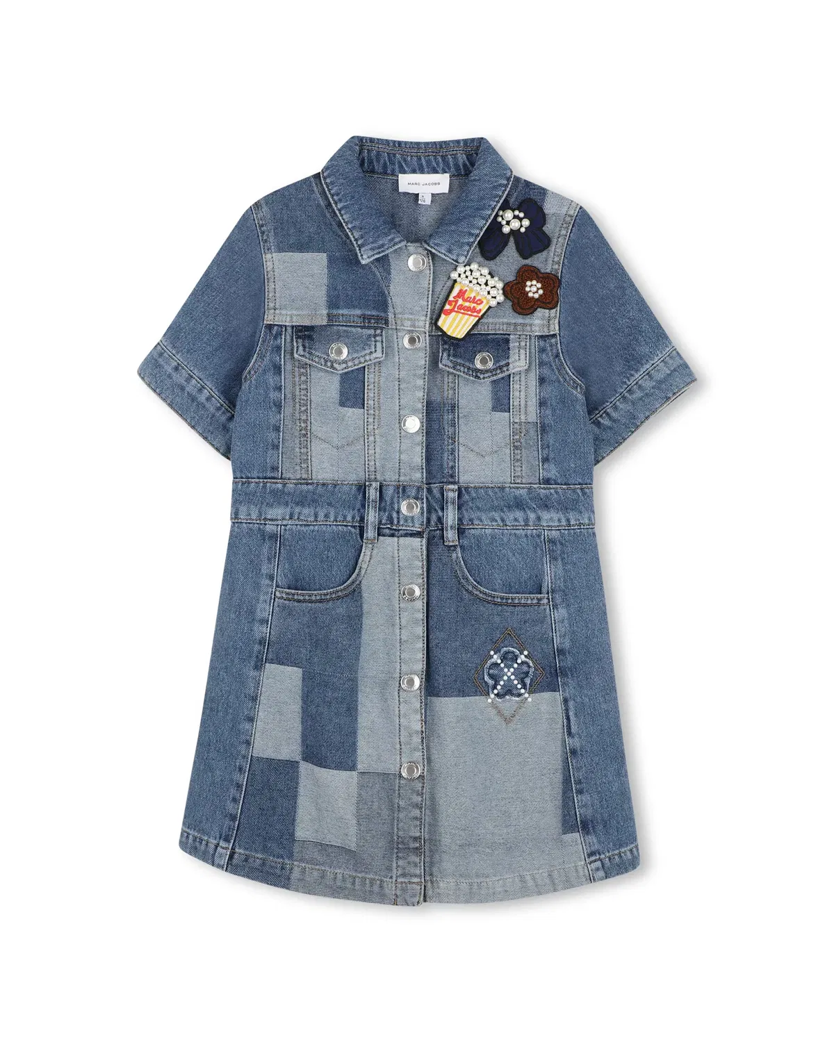 Детское платье для девочек с длинным рукавом Marc Jacobs, Azul