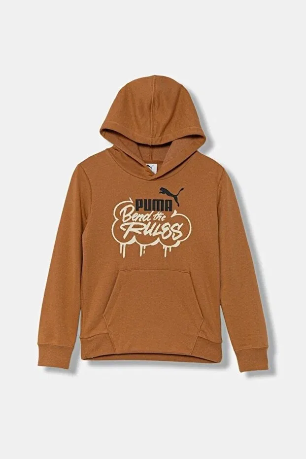 Детское худи для мальчиков с капюшоном Puma, Orange
