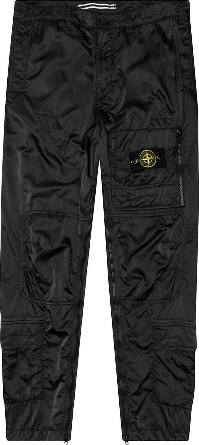 

Брюки Stone Island Logo Patch Cargo Pants 'Black', черный