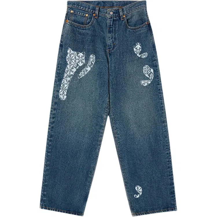 Джинсы унисекс свободного кроя Levis, Blue
