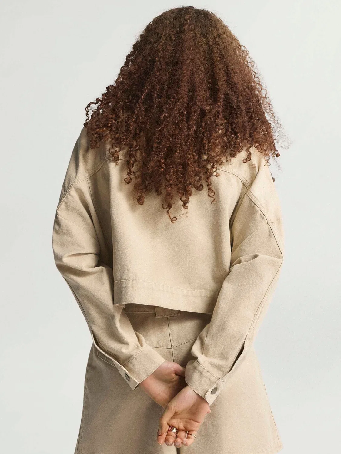 Куртка Canvas Track Top, adidas Originals, коричневый — фото 3