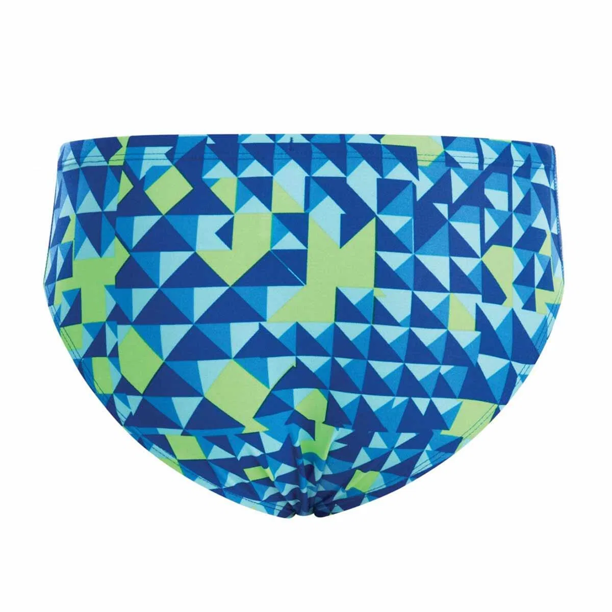 Детские плавки для мальчиков с принтом Triathlon Printed Racer Dolfin, Blue / Electric Green — фото 3