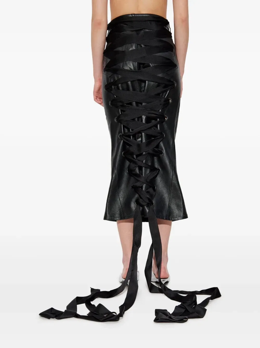 Юбка мини Balenciaga, черный — фото 4