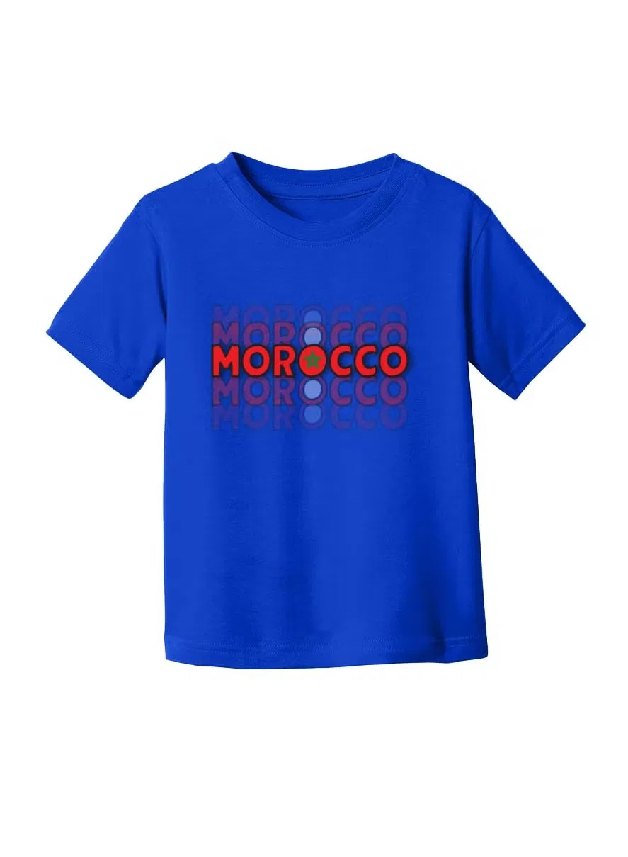 Футболка с принтом Morocco Printshop4Me, синий — фото 4