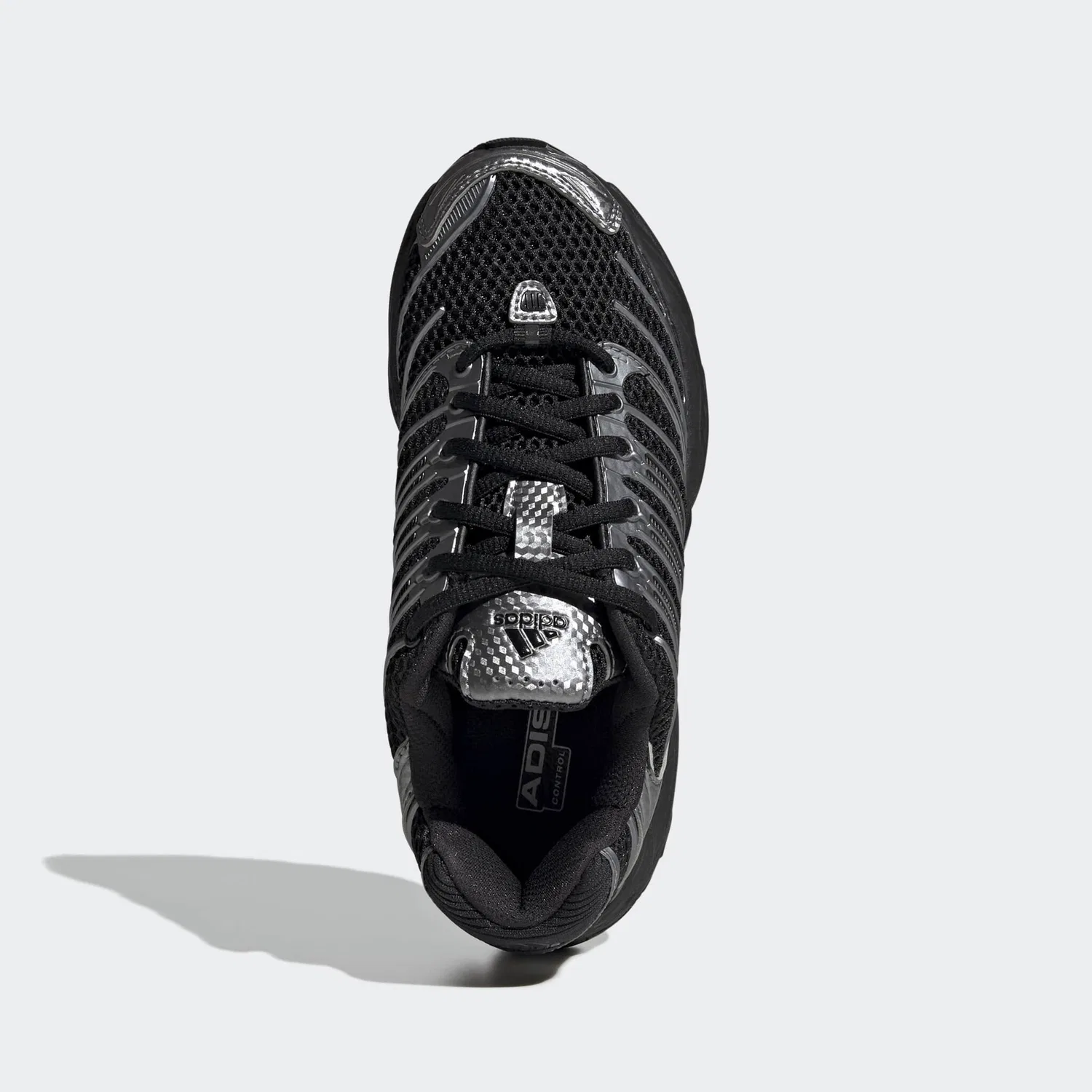 Детские кроссовки с сетчатым верхом Adidas Originals ADISTAR CONTROL 3, Core Black/Iron Metallic/Ftwr White — фото 4