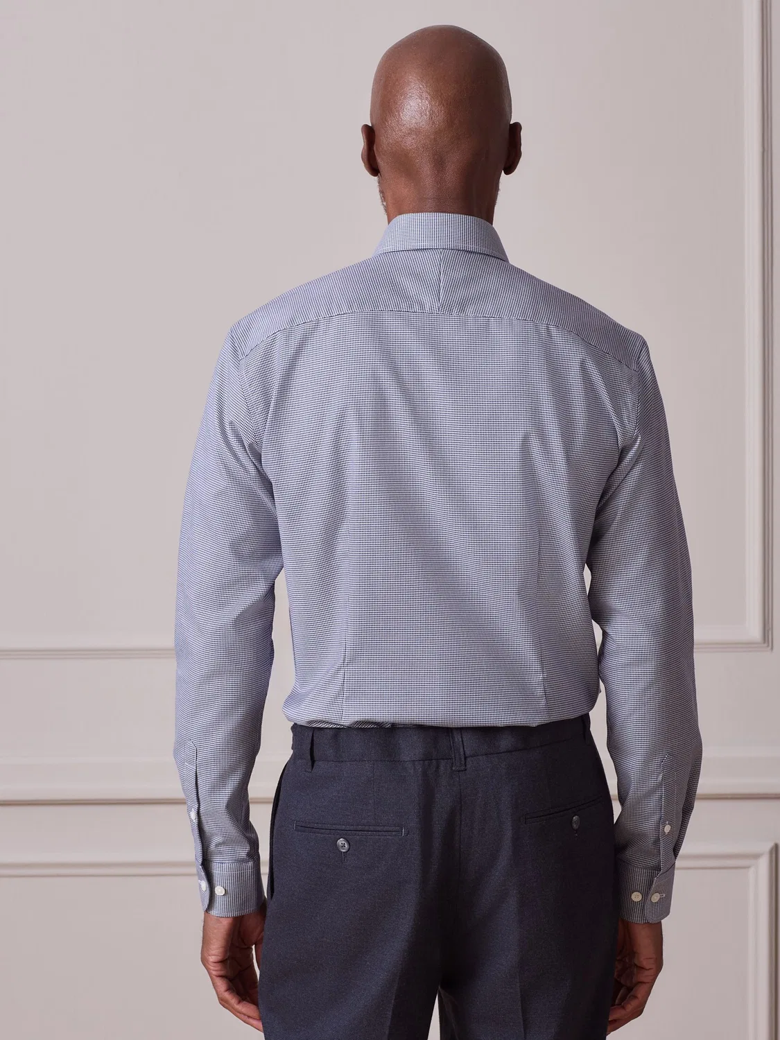Рубашка с текстурой, Slim Fit, Signature Next, голубая — фото 3