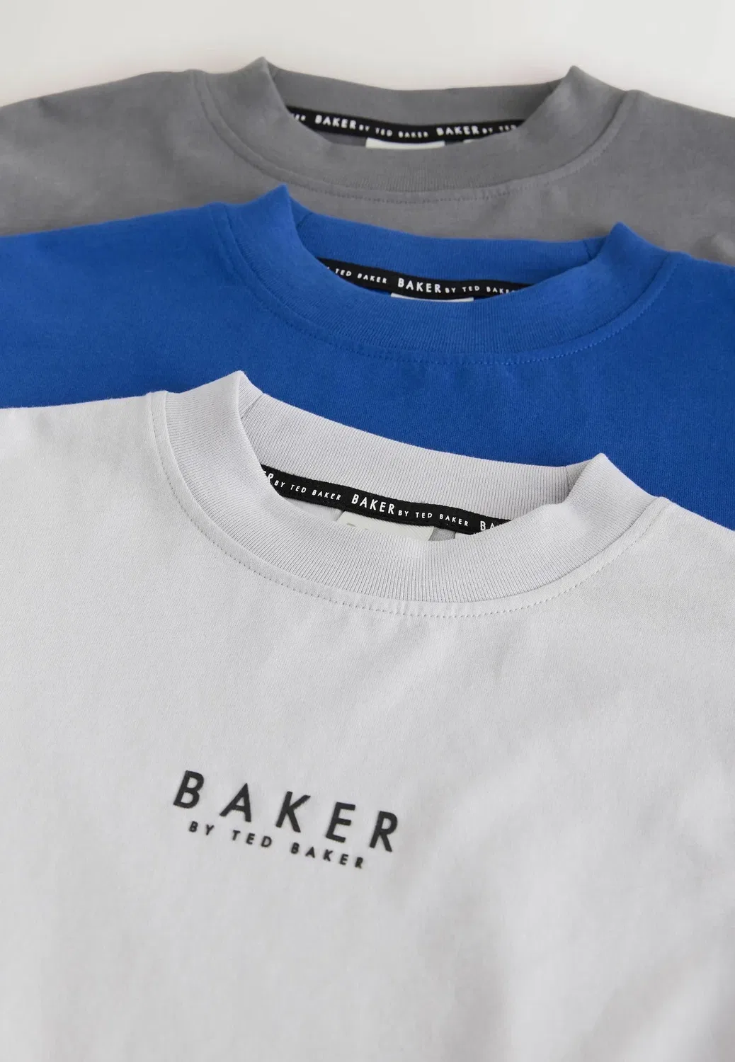 Комплект из 3 футболок с длинным рукавом - футболка с длинным рукавом Baker By Ted Baker, Grey Blue — фото 2