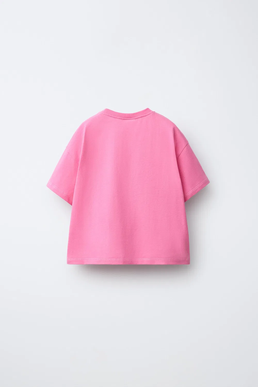Футболка с цветочной аппликацией, связанная крючком ZARA, Bubble Gum — фото 2