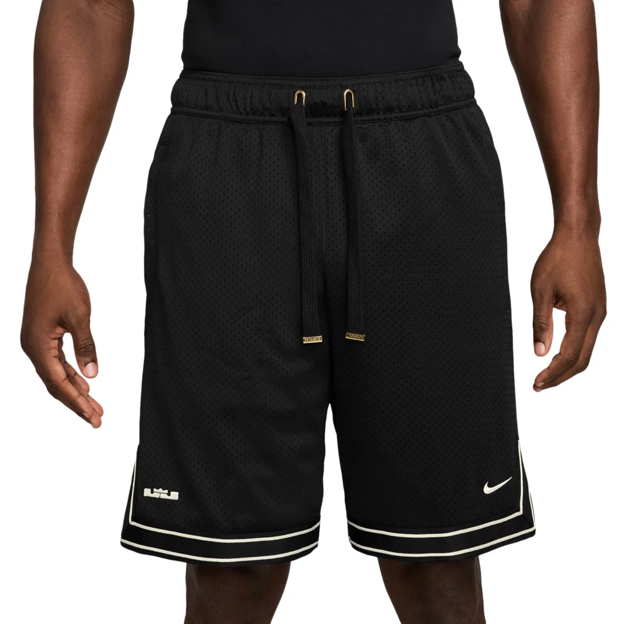 Мужские шорты 8 дюймов LeBron Nike, цвет Black/Sail