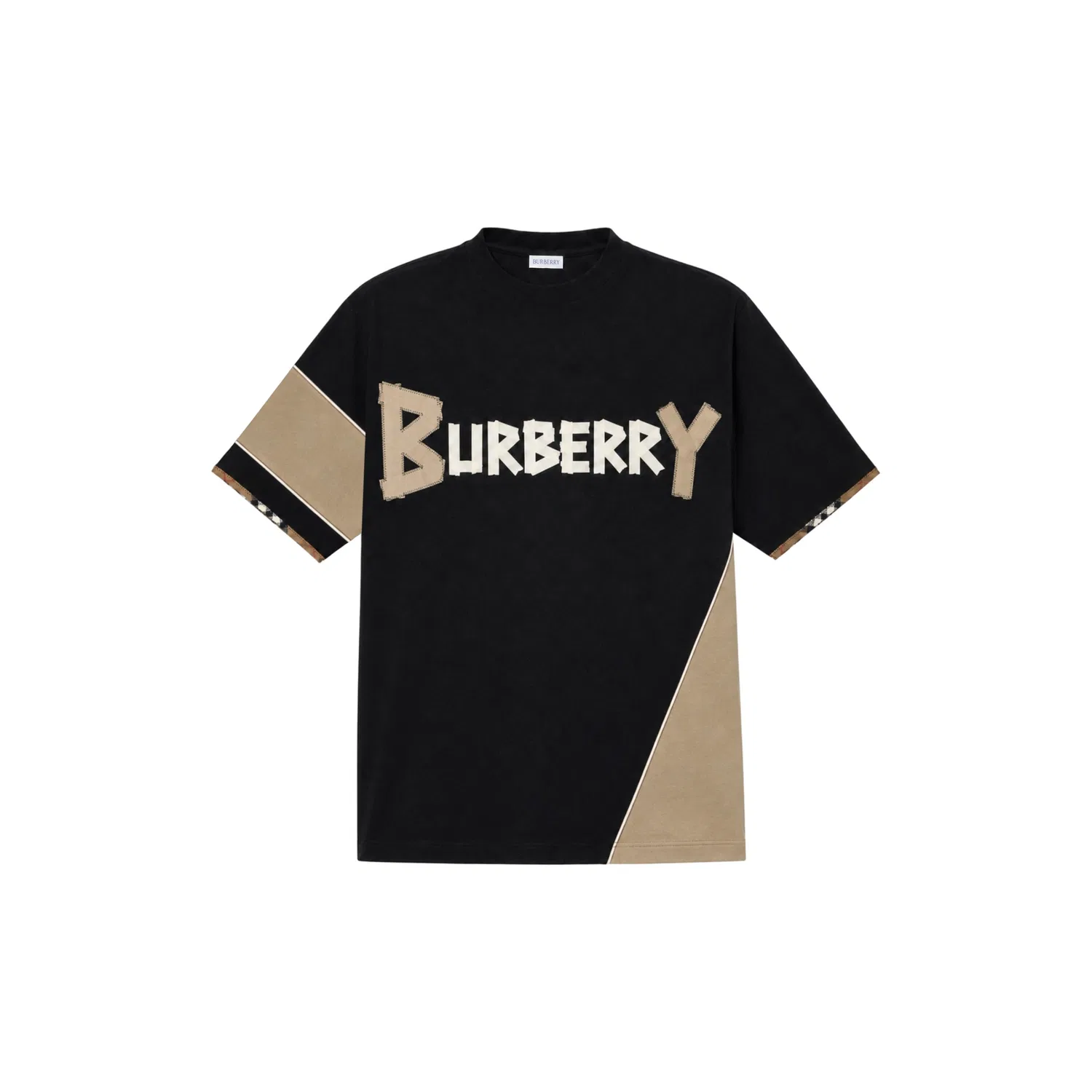 Мужская футболка с контрастным принтом Colorblock Magic Burberry, Colorblock Magic