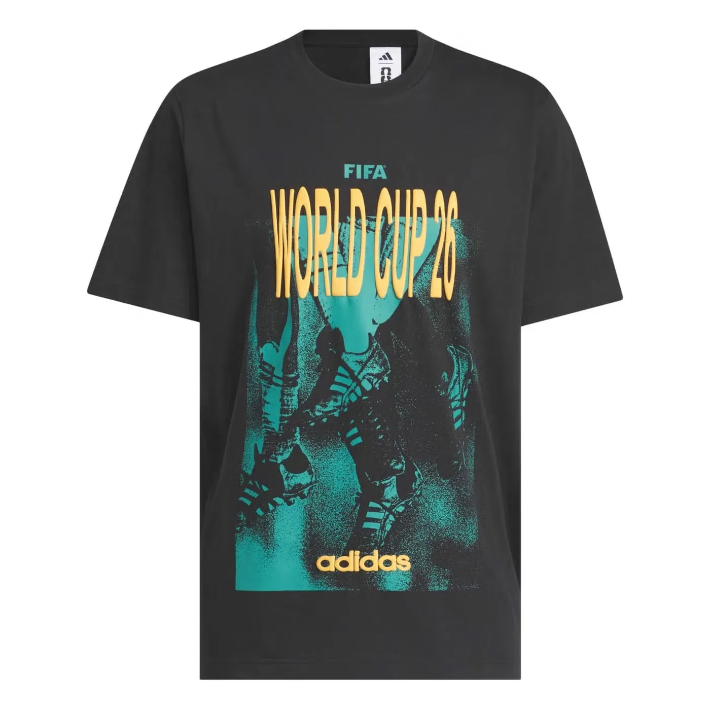 Футболка с принтом FIFA World Cup 26 Tour Graphic Adidas, черный — фото 3
