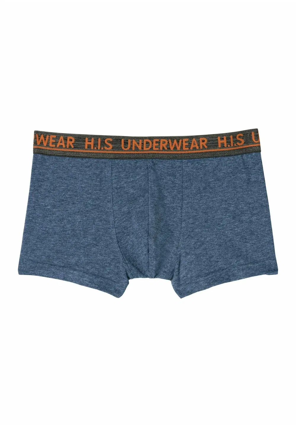 Комплект из 4 боксерских трусов H.I.S, Navy,Grau,Meliert,Blau,Meliert,Schwarz — фото 3