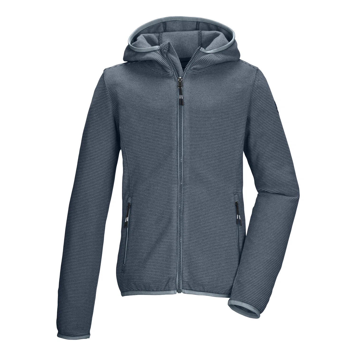 Детская флисовая куртка с капюшоном KOW 245 GRLS FLC JCKT Killtec, Blau