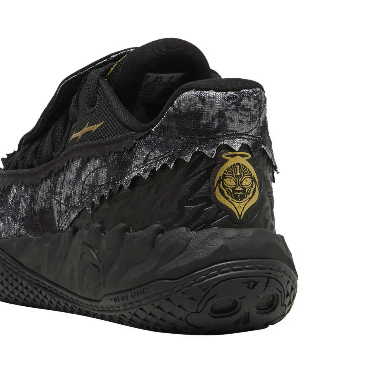 Детские кроссовки для мальчиков с низким верхом MB.05 Team PUMA, Black Mood Gray — фото 3