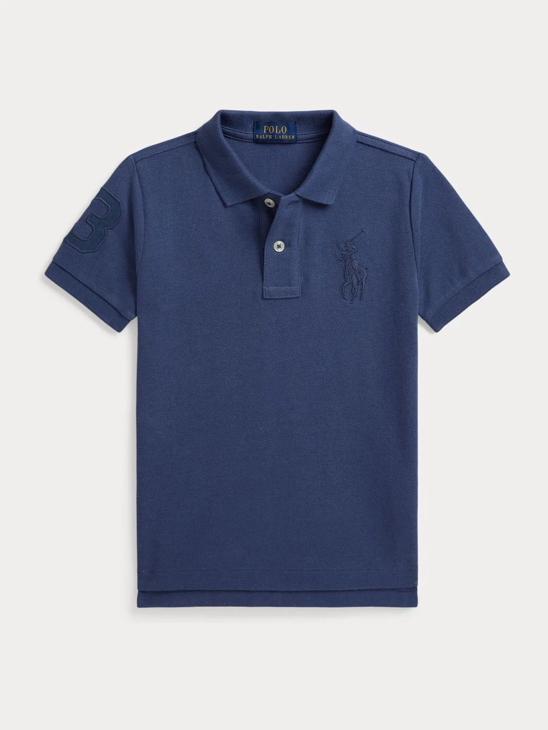 Футболка поло с принтом краски, Big Pony Polo Ralph Lauren, синий
