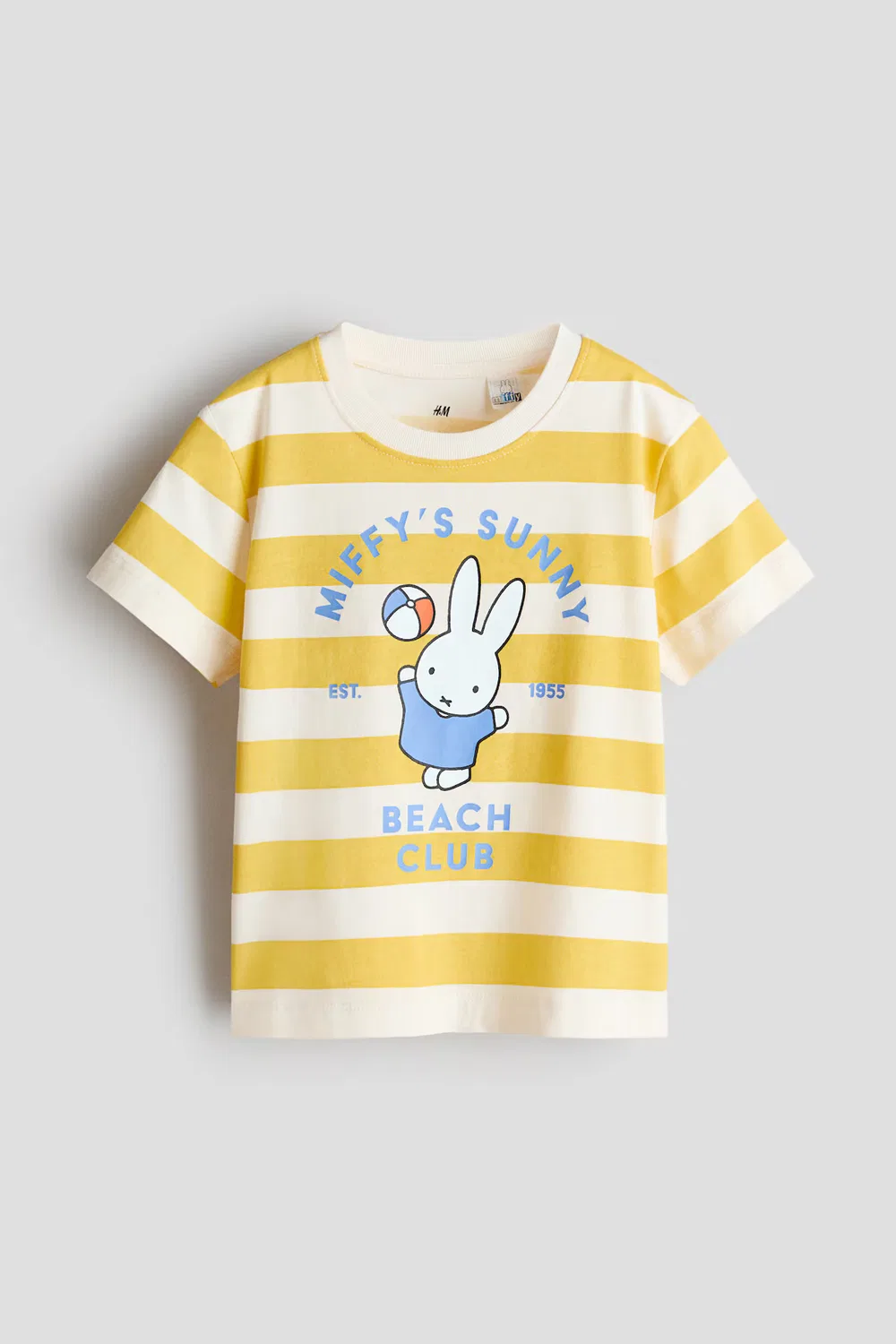 Хлопковая футболка с принтом H&M, Gelb/Miffy